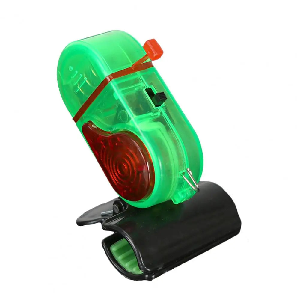 Fishing Bite Alarm Lamp with Clip 80dB Night Fishing Rod Alert Light Electronic Fish Bite Detector Strike Sensor LED Lamp