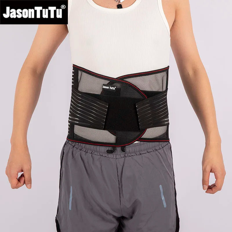 Back Braces for Lower Back Pain Relief with 5 Stays,Breathable Back Support Belt for Men/Women,Anti-skid lumbar support belt
