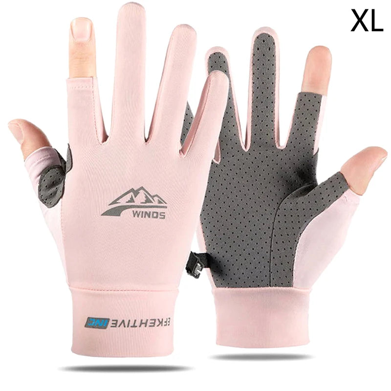 Winter Fishing Gloves 2 Finger Flip Waterproof Winter Gloves Windproof Photograph Men Women Warm Protection Fish Angling Gloves