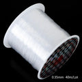 0.2mm/0.25mm/0.3mm/0.35mm/0.4mm Nylon Fishing Line Transparent Thread Monofilament Strong Fish Lines Gewelry Accessories