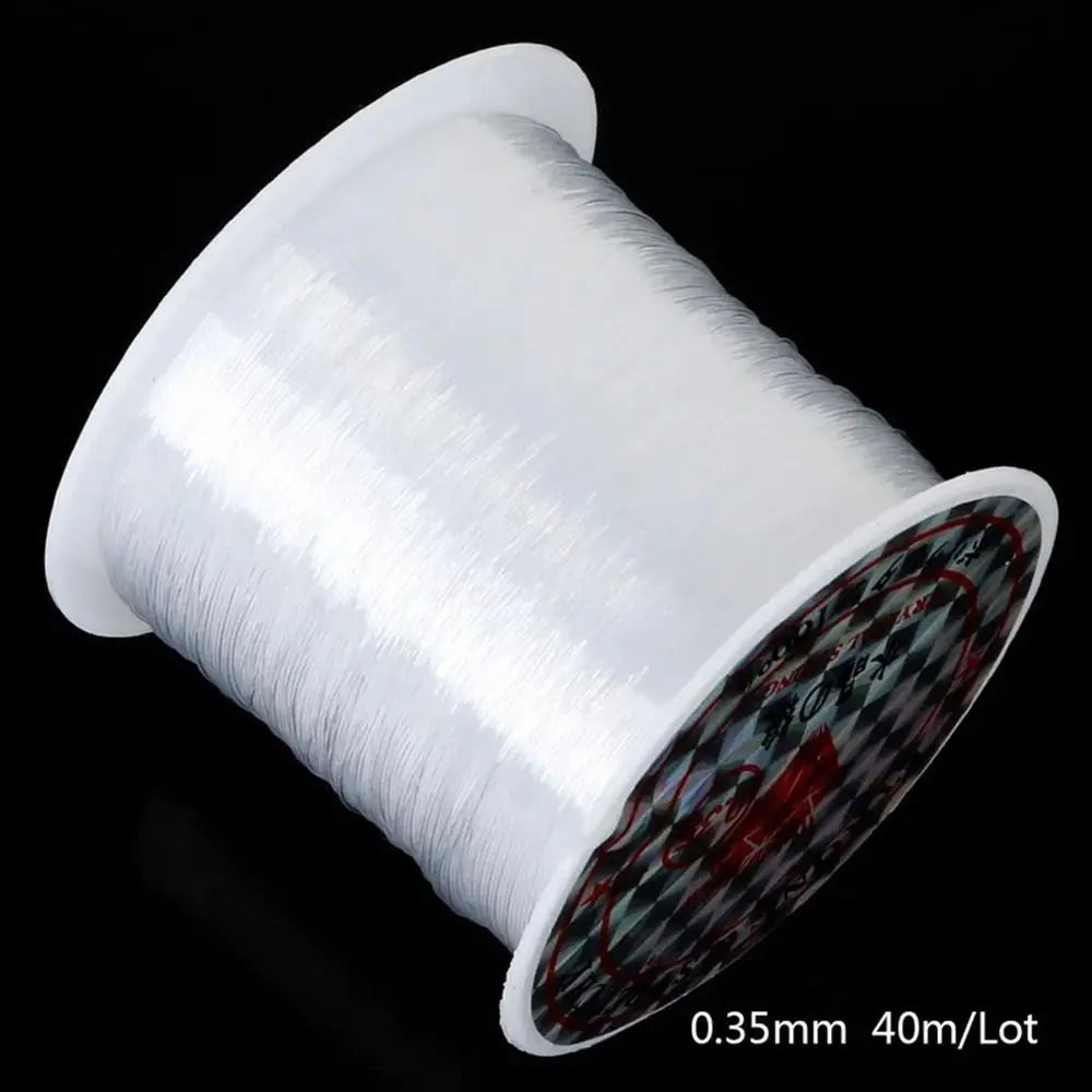 0.2mm/0.25mm/0.3mm/0.35mm/0.4mm Nylon Fishing Line Transparent Thread Monofilament Strong Fish Lines Gewelry Accessories