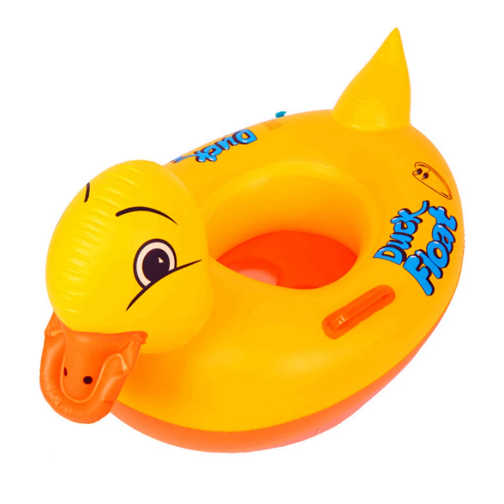 Children Inflatable Swimming Ring with Seat Baby Swimming Float Swimming Pool Toys Swim Tubes Rings for Kids Outdoor Pool Toys