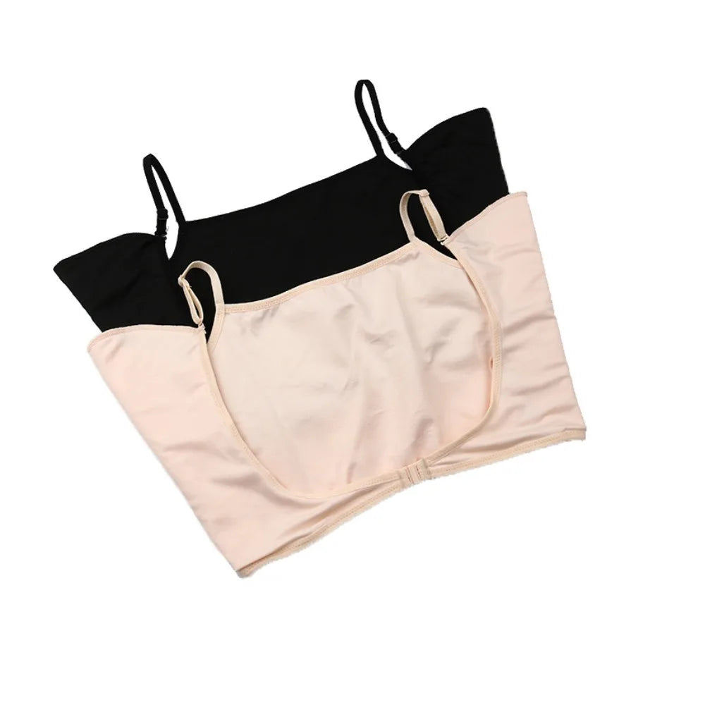 Reusable Washable Sweat Absorbing Vest T-shirt Shape Breathable Underarm Sweat Pad Thin Sweat Pads Women