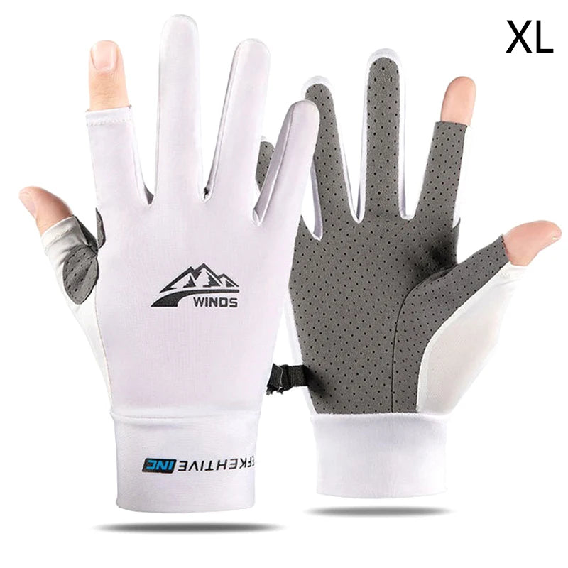 Winter Fishing Gloves 2 Finger Flip Waterproof Winter Gloves Windproof Photograph Men Women Warm Protection Fish Angling Gloves