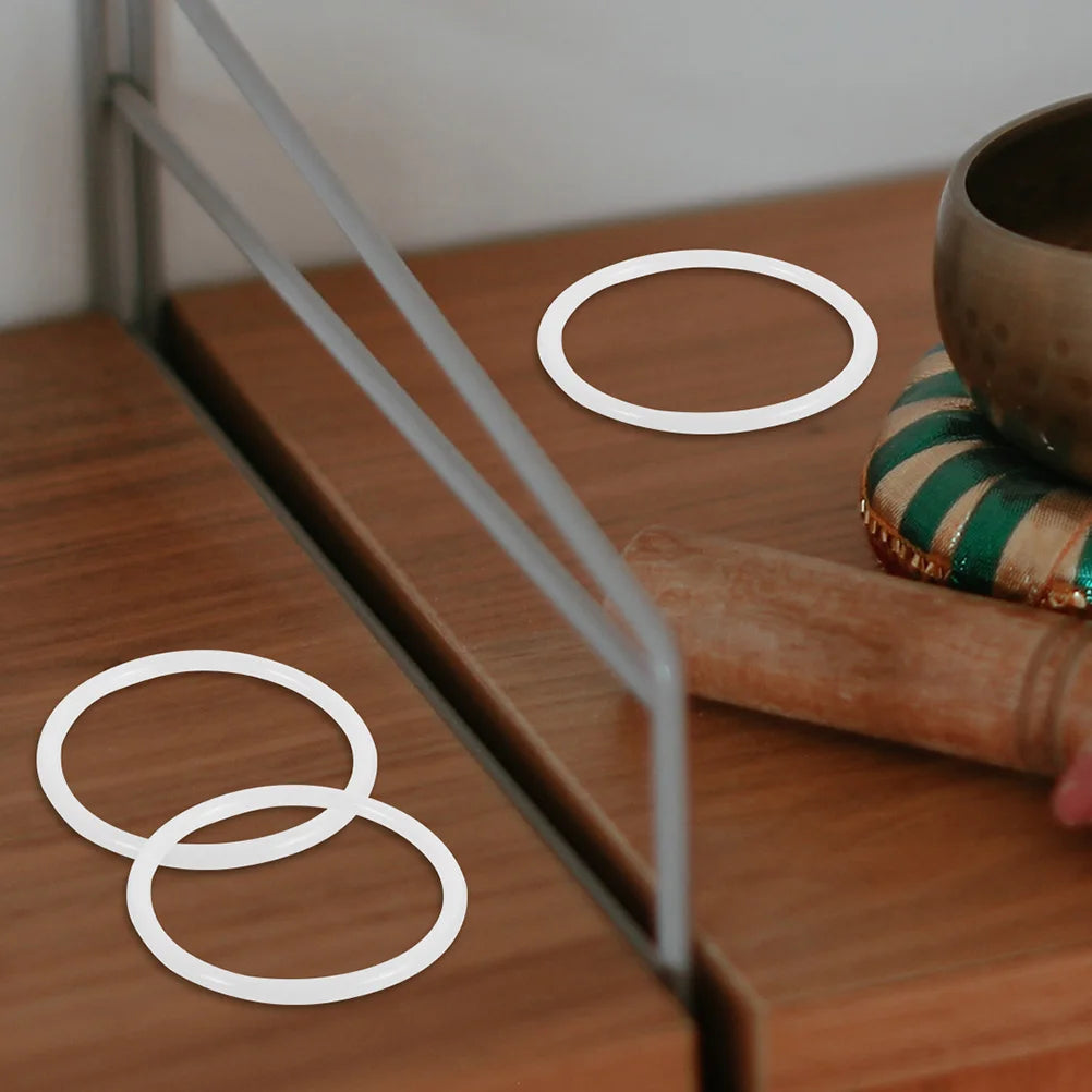3 Pcs Crystal Singing Bowl Rubber Ring Music Bowl Pad Sound Bowl Washer Tibetan Bowl Gasket For Bowl Accessories Parts