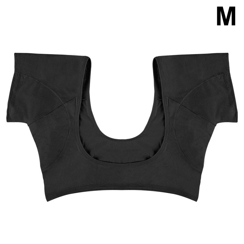 High Quality Sweat Absorbing Clothes Ultra-thin Mesh Quick-drying Chest Wrap Vest Sweat Proof Underarm Sweat Pads T-shirt Women