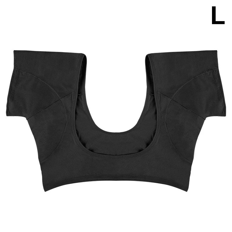 High Quality Sweat Absorbing Clothes Ultra-thin Mesh Quick-drying Chest Wrap Vest Sweat Proof Underarm Sweat Pads T-shirt Women