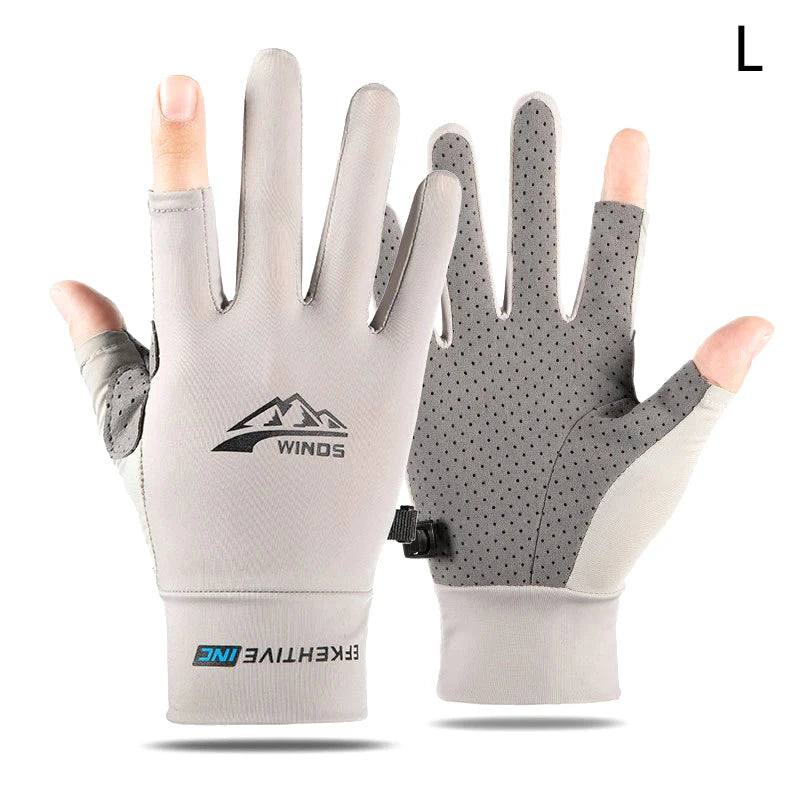 Winter Fishing Gloves 2 Finger Flip Waterproof Winter Gloves Windproof Photograph Men Women Warm Protection Fish Angling Gloves