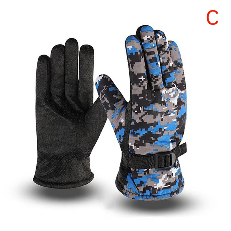 Winter Fishing Gloves 2 Finger Flip Waterproof Winter Gloves Windproof Photograph Men Women Warm Protection Fish Angling Gloves
