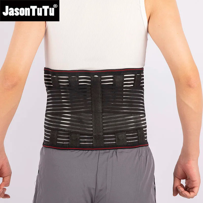 Back Braces for Lower Back Pain Relief with 5 Stays,Breathable Back Support Belt for Men/Women,Anti-skid lumbar support belt