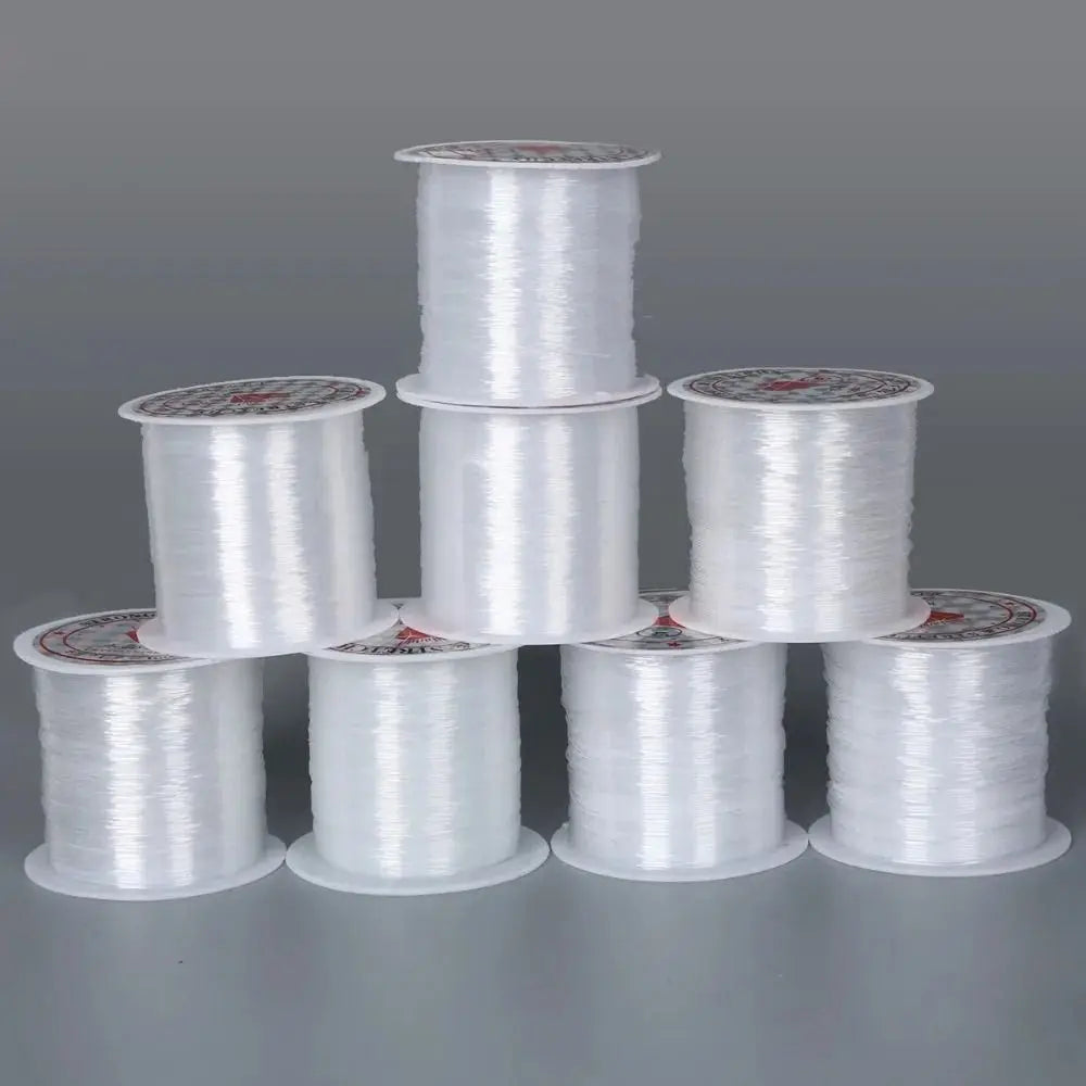 0.2mm/0.25mm/0.3mm/0.35mm/0.4mm Nylon Fishing Line Transparent Thread Monofilament Strong Fish Lines Gewelry Accessories