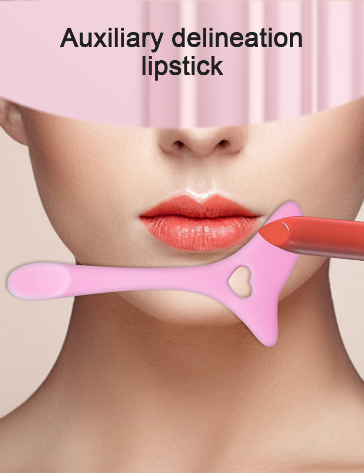 Silicone Eyeliner Stencils - Wing Tips, Mascara, Lipstick, Cream Mask Applicator - Makeup Beauty Tool for Perfect Application