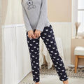 Casual Homewear with a Puppy Print