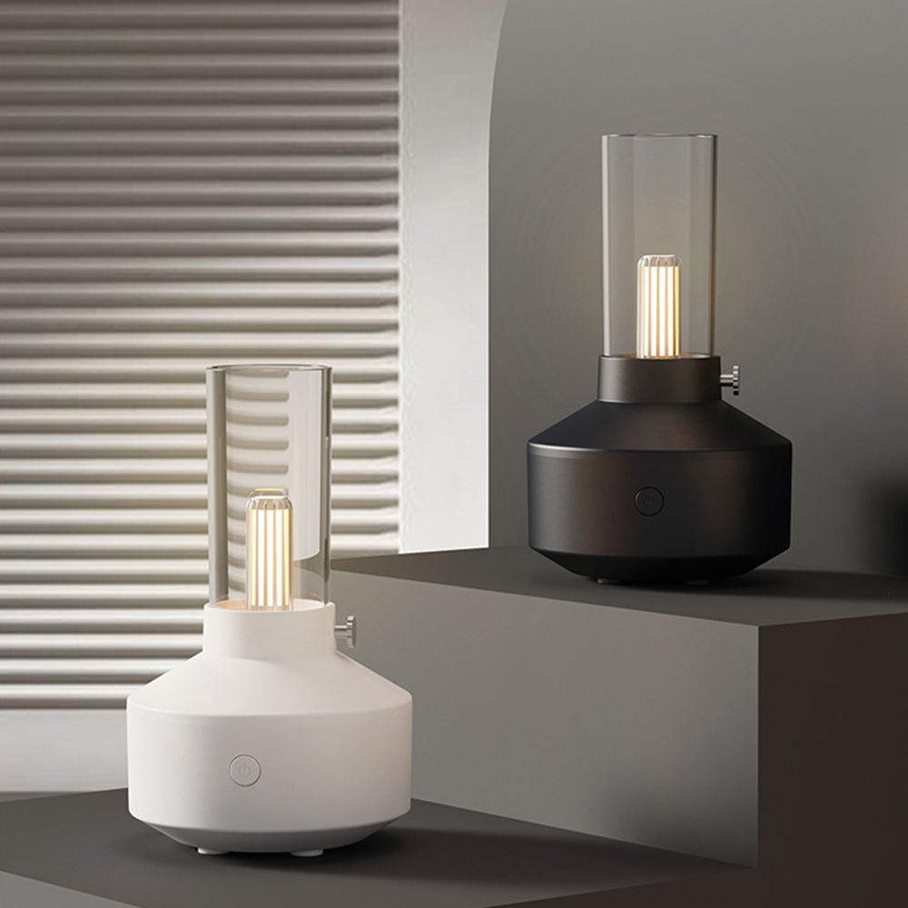 New Arrival Ultrasonic Humidifier Retro 150ml Night Light Essential Oil Aroma Diffuser For Home Office