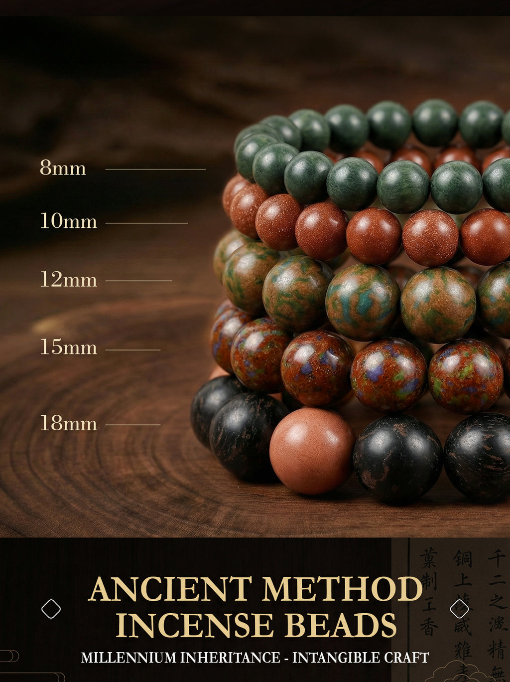 Traditional Chinese Medicine Jewelry Bead Bracelet