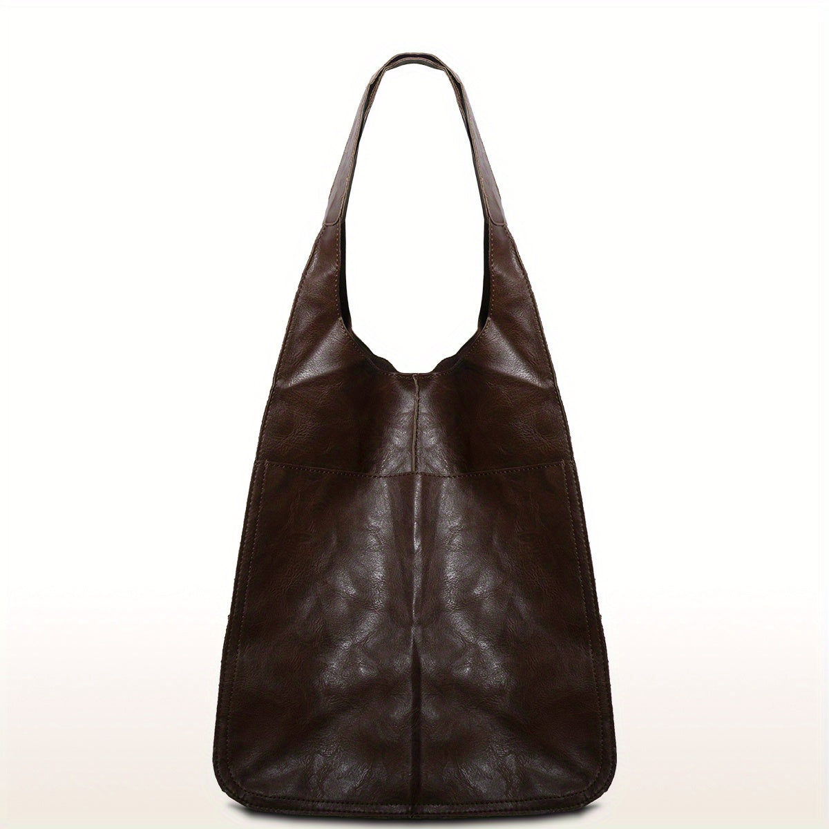 MAJUE Vintage Beach Tote Bag, Large Heavy-Duty with Fixed Shoulder Strap, for Pool Travel Shopping, Elegant Solid, Easy-Care Handbags